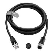 M12 X-Code 8 Pin Female RJ45 Ethernet Cable for Cognex Keyence Basler 8 m