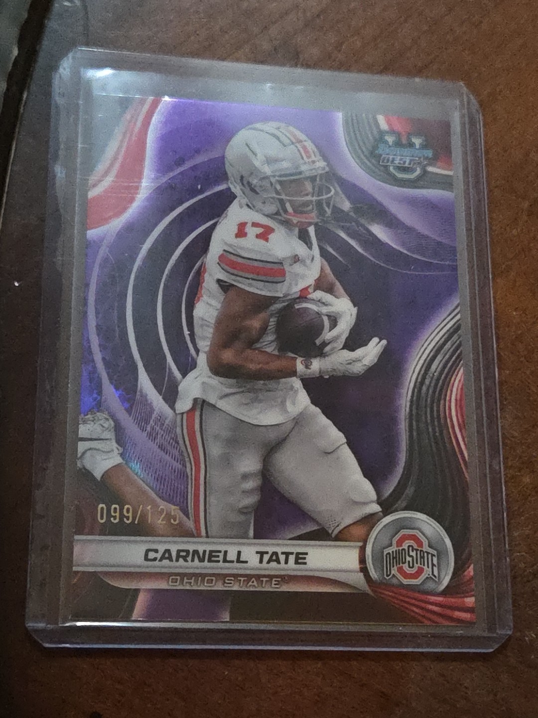 2024 Carnell Tate Bowman Best U Purple #47 99/125