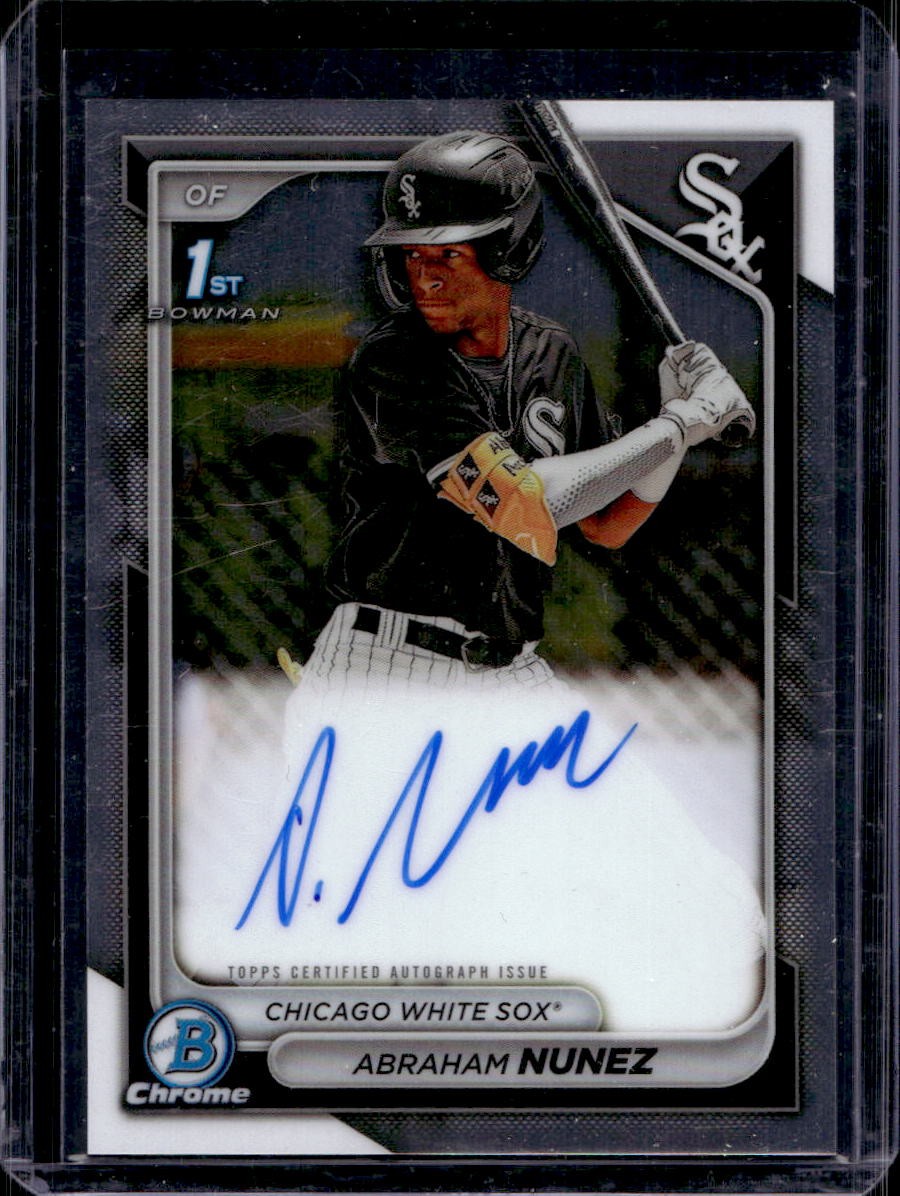 Abraham Nunez 2024 Bowman Chrome #CPA-ANZ 1st Prospect Auto A