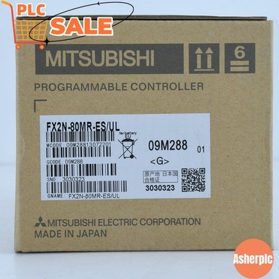 1PC Mitsubishi FX2N-80MR-ES/UL FX2N80MRESUL Melsec PLC  New