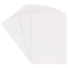 10 Pack 8x12 inch White Foam Sheets Large Self Adhesive Craft Sheets DIY