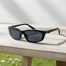 Costa Del. Mar Brine ll sunglasses Black frame Gray plastic 580P lens NEW