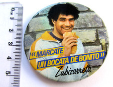Rare Andoni Zubizarreta Barcelona Valencia Spain vintage distintivo pin badge