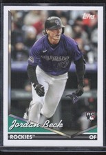 2024 Topps Archives Jordan Beck Rookie Colorado Rockies #273