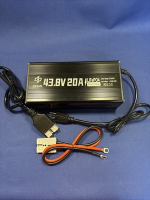 LiTime 43.8V 20A AC-DC For Lithium LiFePO4 Battery New No Box