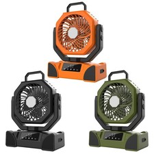 Tent Fan with High Capacity Battery for Extended Use During Emergencies
