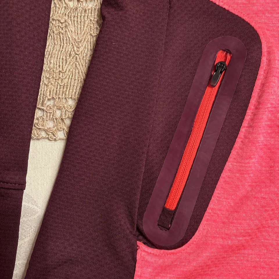 Pullover Under Armour Cold Gear Reactor 1/2 Cremallera Mujer Mediano Ajustado Cremallera Bolsillos Foto 3 de 4