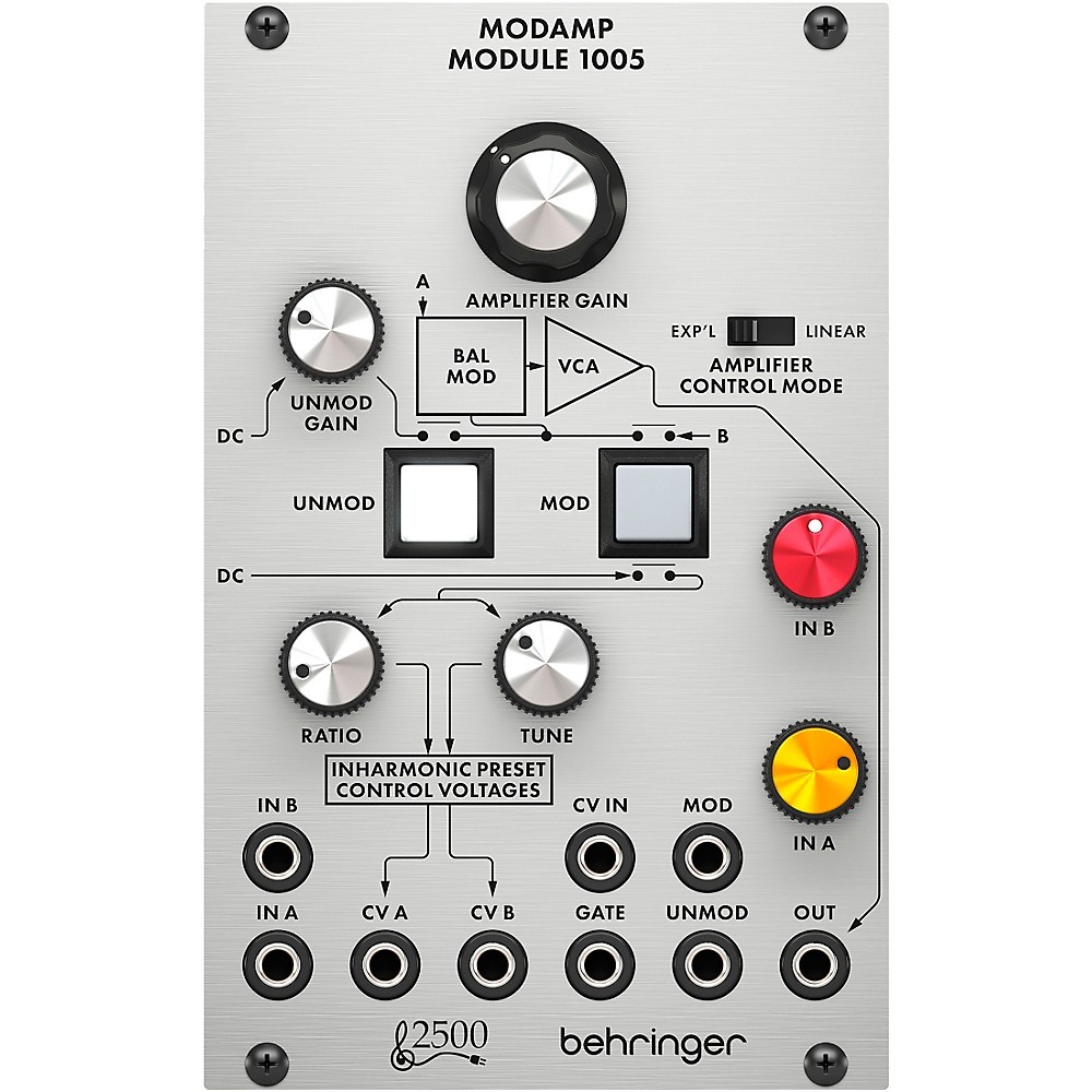 Кольцевой модулятор Behringer 1005 Modamp и модуль VCA Eurorack 6990₽