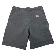 Carhartt Relaxed Fit Carpenter Shorts Canvas Charcoal Gray Size 36