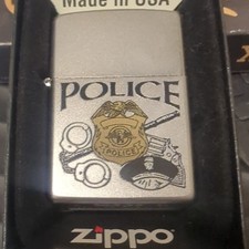 Zippo Police Collectible Lighter Made in USA Bradford, PA