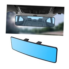 Car Rear View Mirror, 11.2" HD Clear Panoramic Convex Wide Angle Vehicle Blue