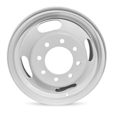 For 2003-2025 GMC Savana 3500 16 Inch Painted White Steel Rim - OEM Direct Re...