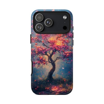 Phone Ink - Case for iPhone / Galaxy / Pixel - Shimmering Flowering Peach Tree