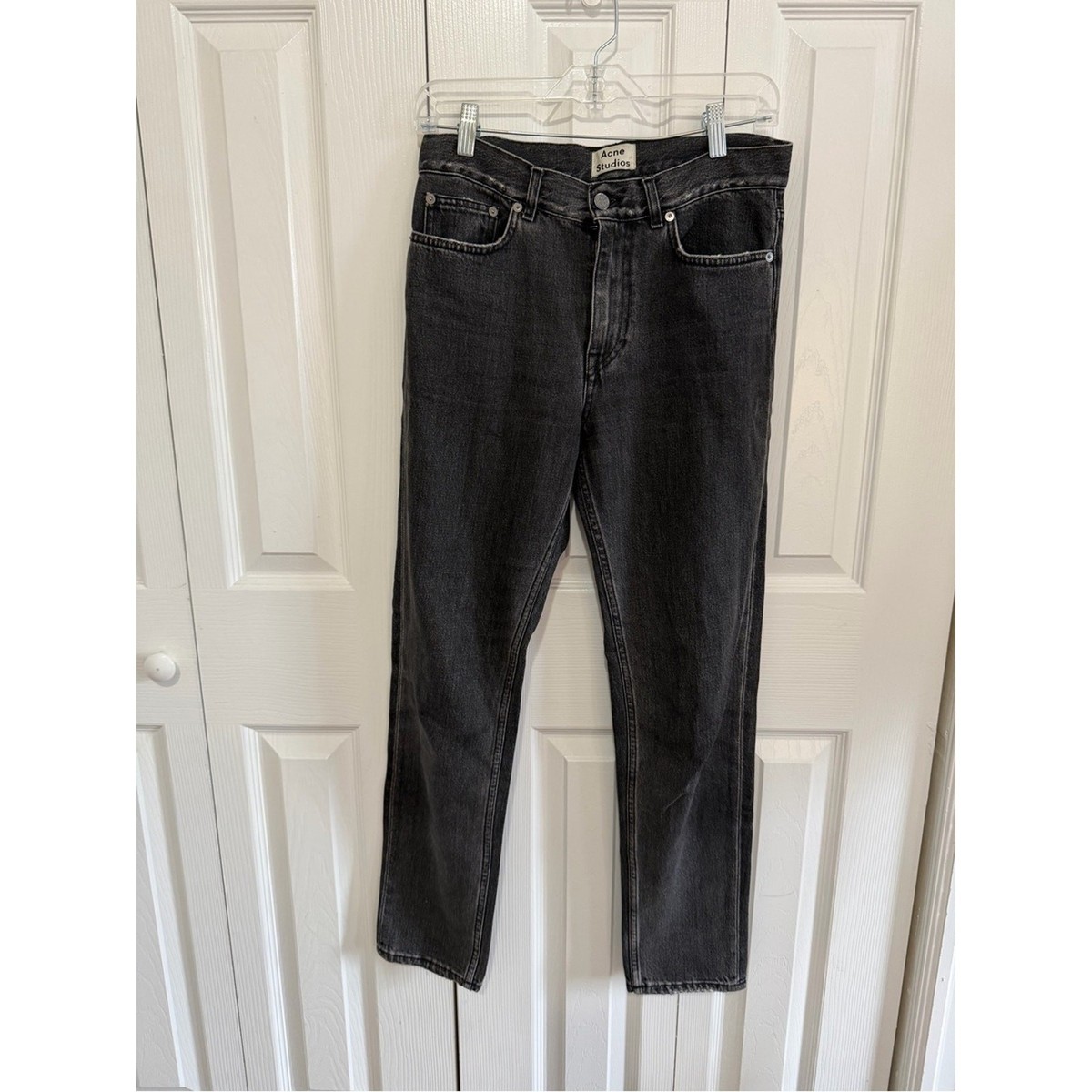 Acne Studios Boy Blck Vintage Jean Straight Leg Size 32 View 2
