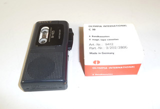 Sony M 405 Kassetten Diktiergerät 4x Olympia Bandkassetten C30 1x Fischer MC 60
