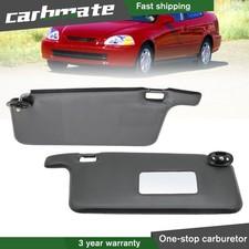 2pcs For Honda Civic Visor Sunshade Car Sun Visor W Makeup Mirror 1996-2001 2pcs For Honda Civic Visor Sunshade Car Sun Visor W Makeup Mirror 1996-2001
