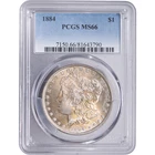 1884 $1 Morgan Silver Dollar ~ PCGS MS66