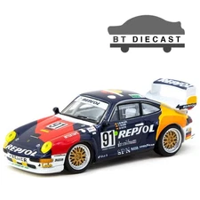 TARMAC WORKS x SCHUCO PORSCHE 911 GT2 24h LE MANS 1995 #91 1/64 T64S-004-REP