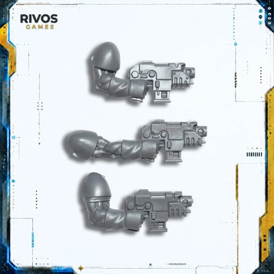 Warhammer 40K Black Templars Crusader Squad Bolt Pistols x 3 Bits Bitz