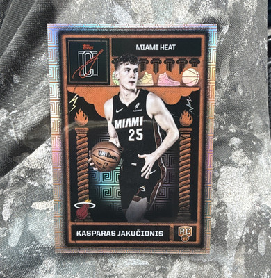 Topps 2026 Signature Class Odyssey Kasparas Jakučionis RC #ODY-16 Heat