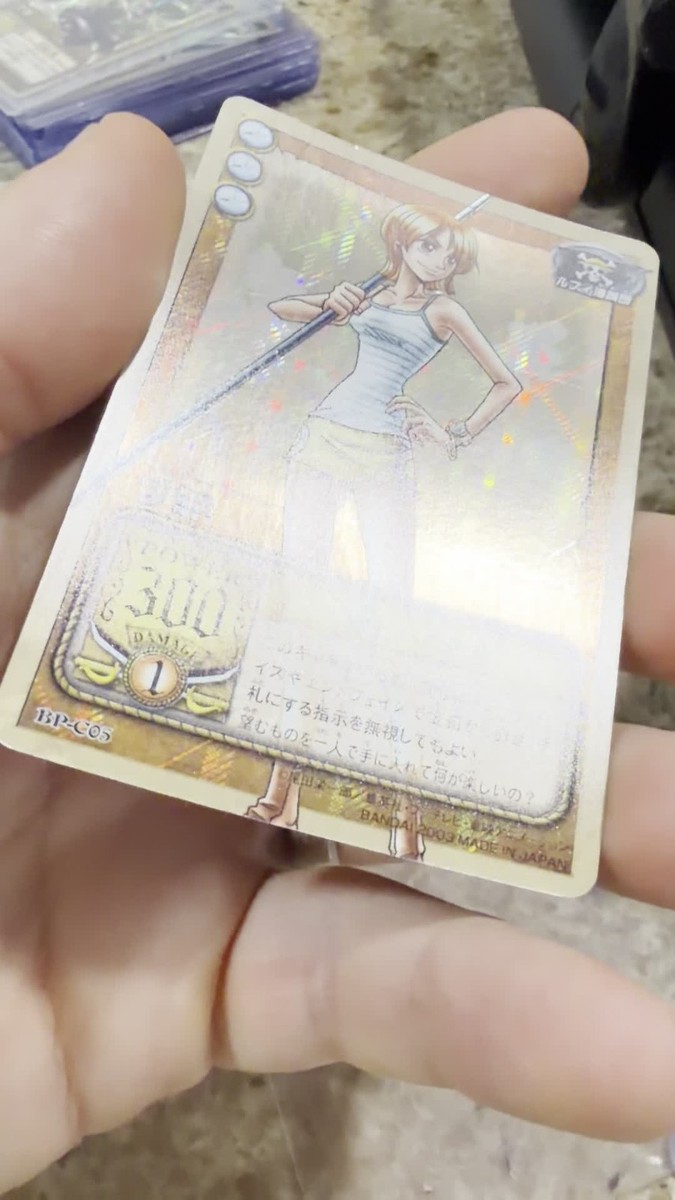One Piece Cardgame Carddass Booster4 Holo BP-C05 Nami Bandai 2003