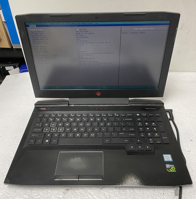 HP OMEN 15-ce198wm 15.6'' Core i7-8750H @2.20GHz 8GB RAM NO SSD Parts *READ