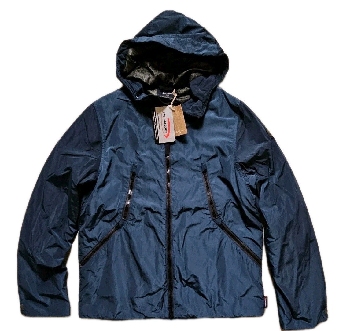 PAUL SMITH Puffer Jacket Coat Teal Blue Primaloft Insulated Mens M Rrp £475