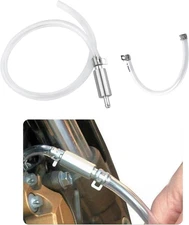Car Brake Bleeder Hose with One Way Check Valve,Durable Brake Fluid Bleeder Hose