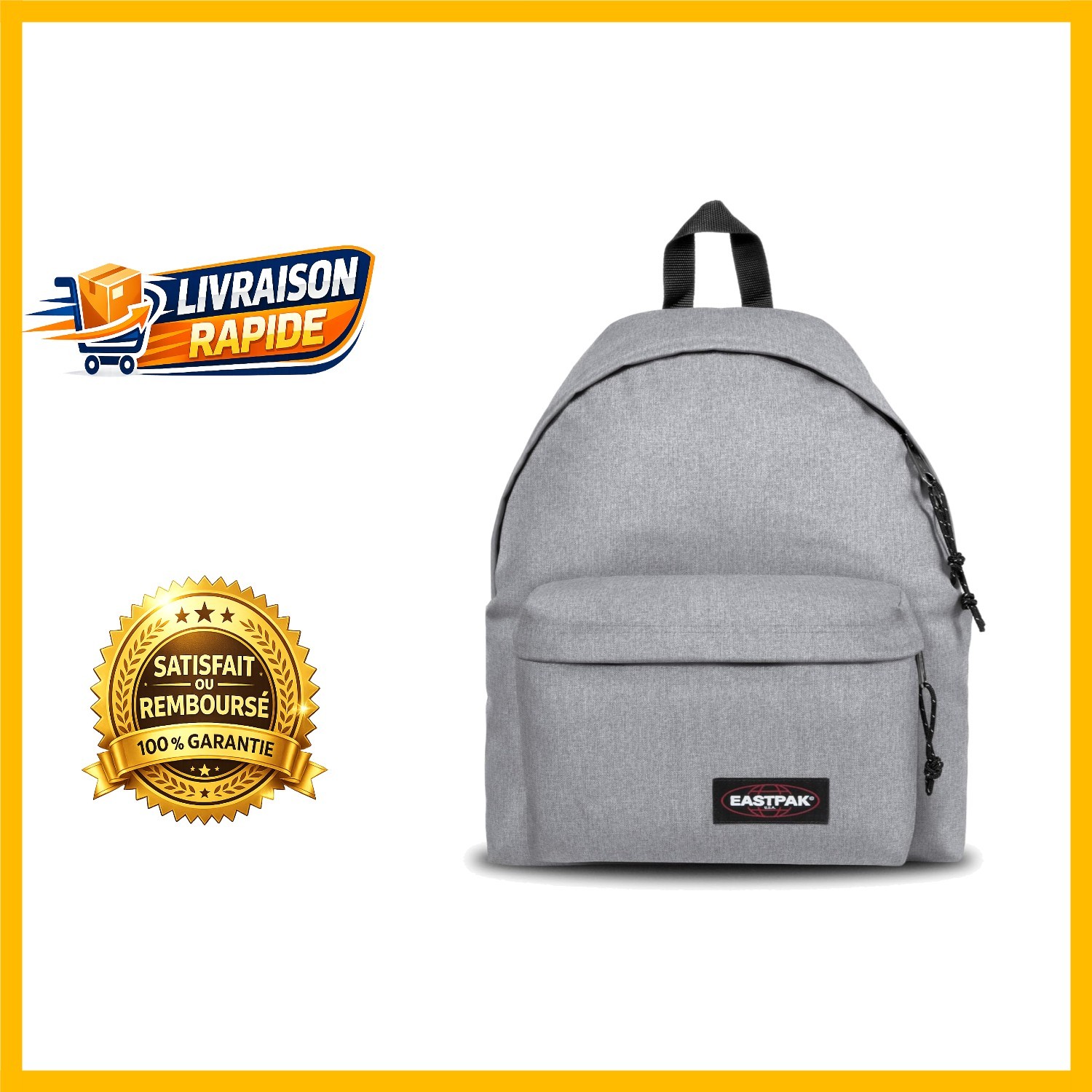 Sac à dos Eastpak Padded Pak'r gris pour vos randonnées urbaines et aventures sportives
