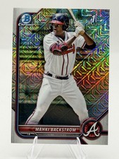 2022 Bowman - Chrome Prospects Mahki Backstrom #BCP-121 Mojo Refractor (RC)