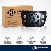 Spiegelglas Aussenspiegel Links Diederichs 3494527 FÜR Iveco Ersatzglas Spiegel