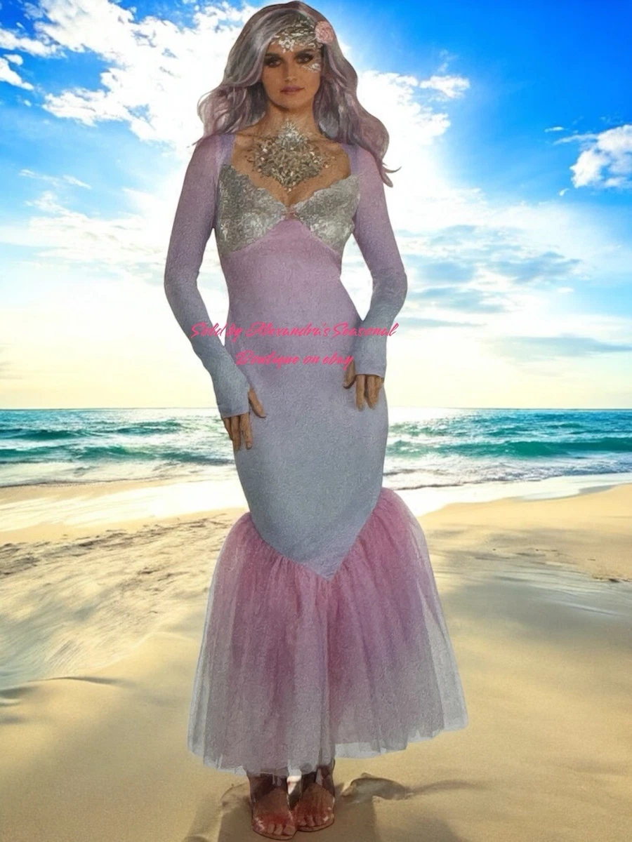 mermaid fancy dress ladies Dress Cosplay Costume Outfits Mermaid The Little Mermaid Mermaid and  Trumpet Gown Slip Cosplay Costume Halloween Adults' Women's Halloween  Masquerade Mardi Gras Halloween Dress Up 2026