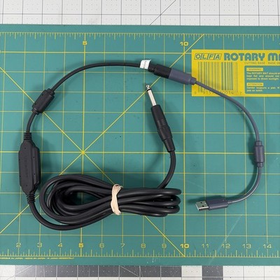 Ubisoft Rocksmith Real Tone USB Guitar Cable 1/4  Instrument PC PS3 PS4 Xbox