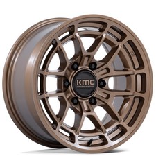 17x8.5 KMC Wheels KM732 Archer Matte Bronze Off-Road Rims (4pcs)
