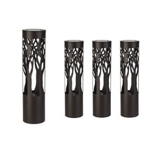 4Pack PUMPSUN Metal Pathway Solar Light Outdoor and Waterproof for Garden,Patio