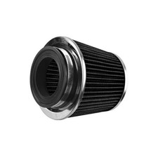 3/3.5/4 Inch Clamp-On Cone Air Intake Filter Kit Black