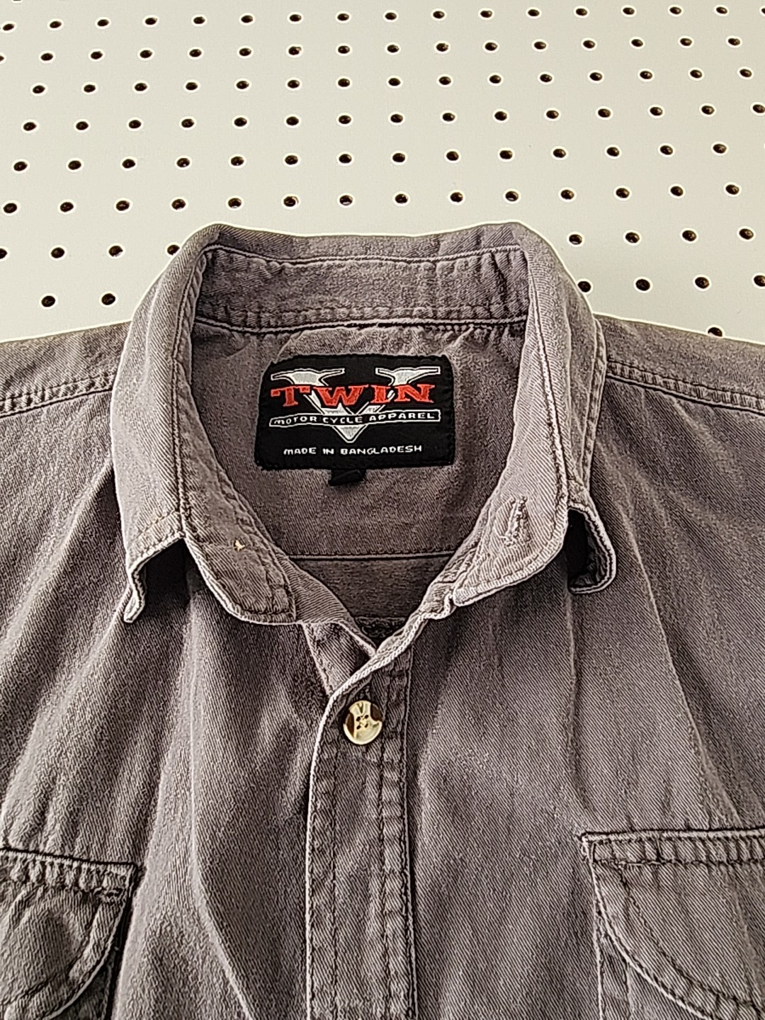 Liquid Blue Skull Biker Vest Shirt Twin V-Twin Does Not Play Well With Others