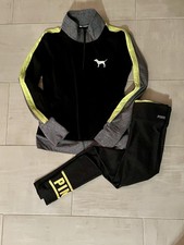 Victoria Secrets PINK Matching Jacket  Leggings Set- Size S NWOT