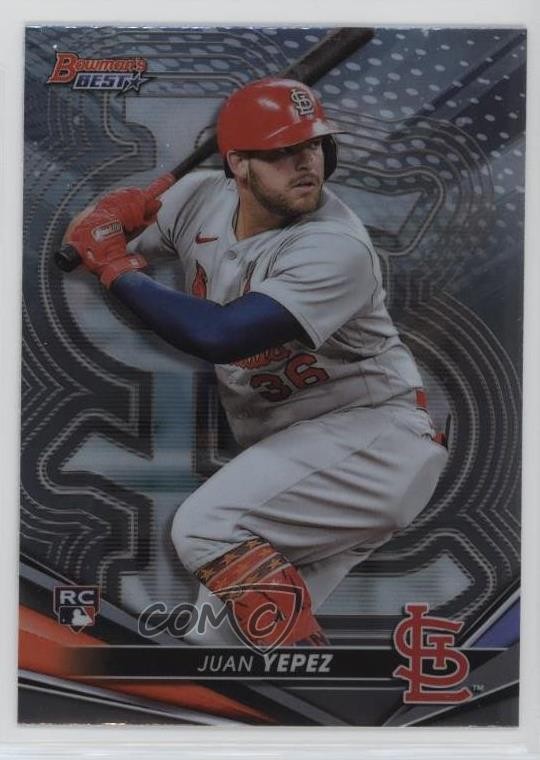 2022 Bowman's Best Juan Yepez #15 Rookie RC 2k3