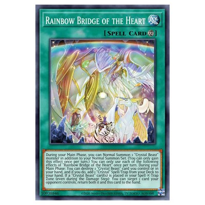 YuGiOh Structure Deck Legend of the Crystal Beasts Regenbogenbrücke des Hörens...