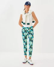 NWT Lilly Pulitzer UPF 50+ Luxletic 28" Corso Pant Color: Low Tide Navy Go Big