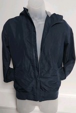The Children s Place Kids Windbreaker Hooded Jacket in Dark Blue Sz L/G 10-12