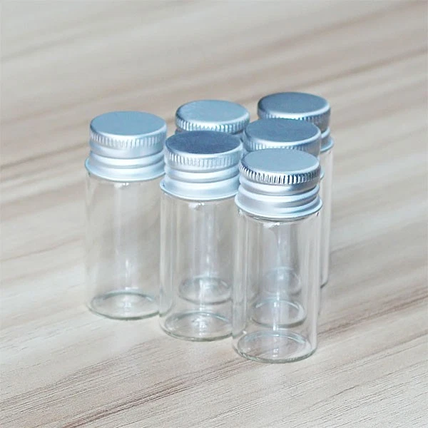 10ML Aluminum Tiny Candy Crafts Jars Lids Perfume Glass Bottles 10~100PCS Screw
Opens in a new windo
