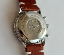 BREITLING Men's Watch A13024 NAVITIMER AVIASTAR automatic 42mm, BLACK dial, WOW! 7