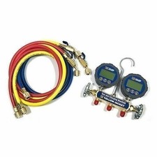Yellow Jacket 46062 Series 41 Digital Manifold, 2 Valve with Hoses