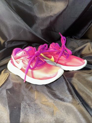 Nike Girls Tanjun Print AV8886-500 Pink Running Shoes Sneakers Size 10.5C
