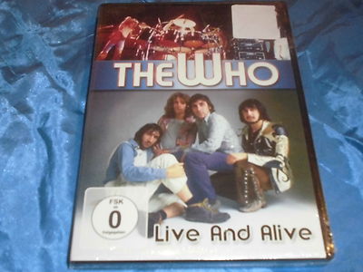 THE WHO , LIVE AND ALIVE , Concert , 20 Hits , 71 Minuten ROCK , SUPER , ovp.