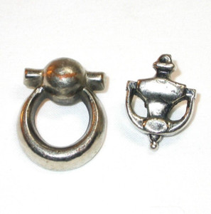 Vintage Door Knocker Shaped BUTTONS Goofy Figural Button Set