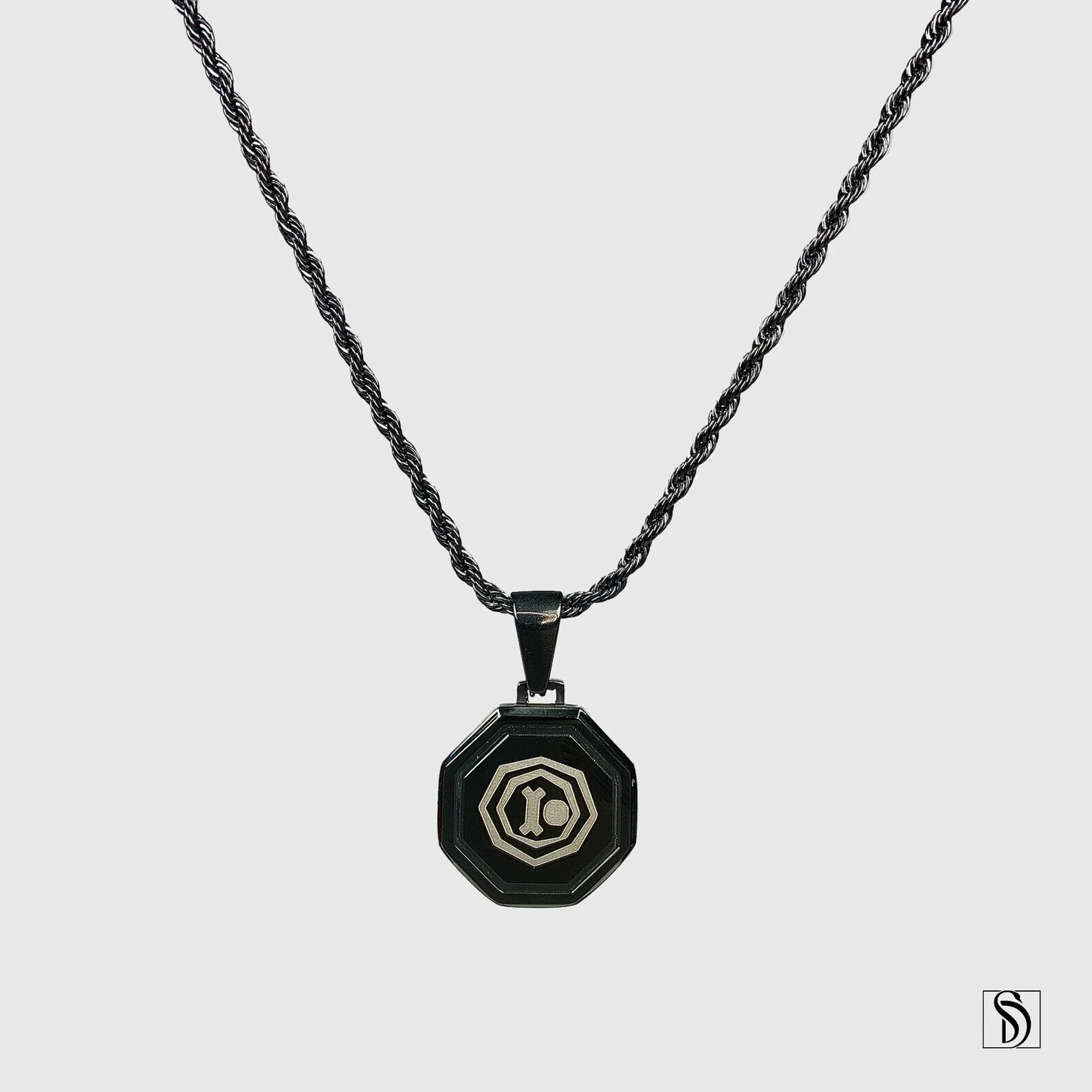 Pendentif tablette magique Bones To Peaches collier runescape bijoux uniques cadeau