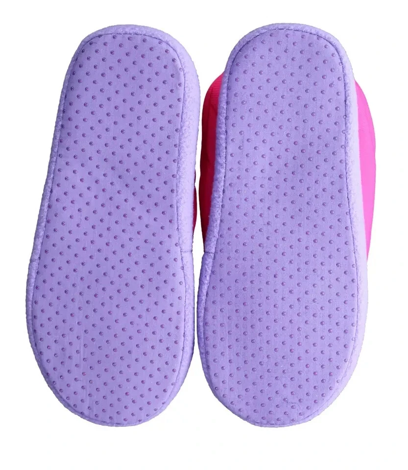 Juego de 2 batas y pantuflas de pijama JoJo Siwa arco iris unicornio blanco/rosa talla 6/6X Foto 4 de 4